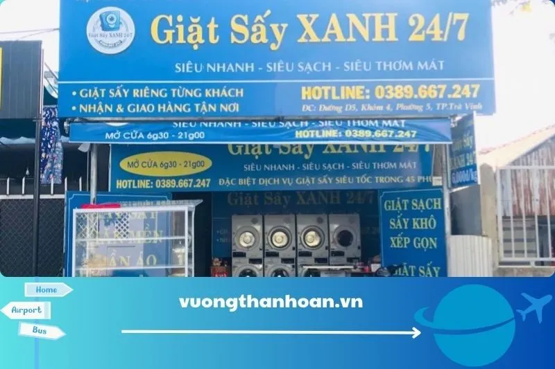 Giặt Sấy XANH 24/7 Trà Vinh